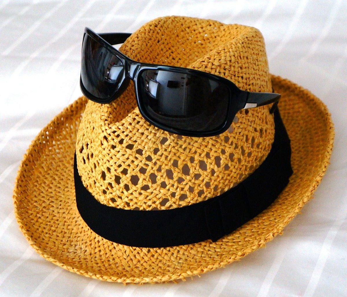 夏の帽子の写真