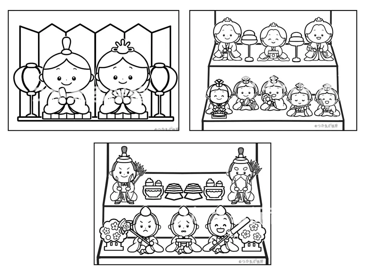 クイズ】ひなまつりのスケッチブックシアター｜行事の由来がわかる
